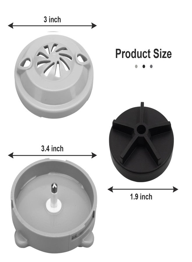 SuperDi BF-004 Pipeless Magnetic Jet Head Motor for Pedicure Spa Chair Part,Universal Pedicure Jet Replacement for LURACO Magnetic Jet Includes Propeller and Cap - Image 2